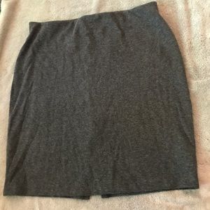 Old Navy Charcoal Gray Knit Pencil Skirt Size M